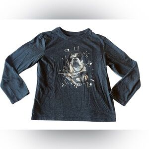 Boys top 7/8 with bulldog print cat and jack NWOT